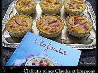 Clafoutis de prunes Reine Claude et brugnons