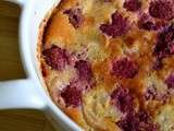 Clafoutis framboises et litchis