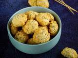 Cookies salés au parmesan et aux graines