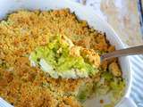 Crumble de poisson et courgettes