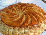 Galette des rois aux pépites de chocolat blanc