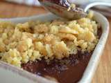 Ganache fondante en crumble