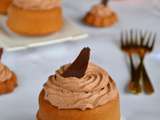 Petits pains d'épices ganache montée chocolat clémentine