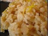 Risotto au citron et saumon en coûte d'aneth