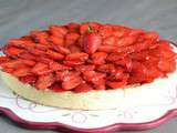 Tarte aux fraises à la crème d'amandes