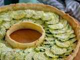 Tarte couronne aux courgettes et moutarde à l’ancienne