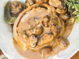 Filet de boeuf sauce au Madère et champignons