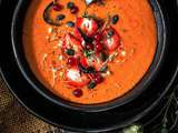 Gaspacho tomates et fruits rouges