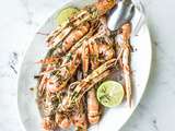 Langoustines au beurre citronné