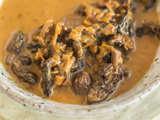 Sauce aux morilles et veau de l’Aveyron