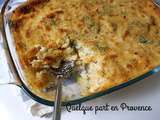 Gratin de chou fleur et brocoli sauce soubise