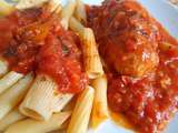 Paupiettes de poulet au comte tomates confites