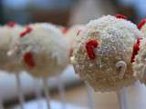 Christmas time : cake pops effet boules de neige