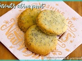 Biscuits citron pavot