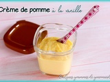 Crème de pomme à la vanille