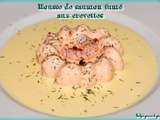 Mousse de saumon fumé aux crevettes