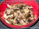 Salade de champignons de Paris