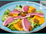 Salade de magret aux fruits