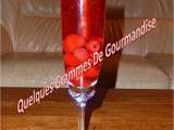 Soupe de Champagne aux framboises