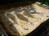 Clafoutis abricots, framboises & mascarpone - Qui Dort Dine