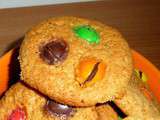 Cookies au beurre de cacahuètes et m&m's - Qui Dort Dine