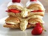 Mille-Feuilles Fraise / Rhubarbe - Qui Dort Dine