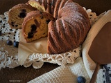 Bundt Cake à la farine de maïs et aux myrtilles, saveurs d’agrumes