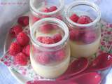 Lemon Posset aux framboises