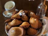 Madeleines au sarrasin et à la crème de marron