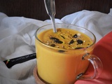 Soupe de carottes au curry rouge