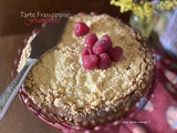 Tarte frangipane – Framboises fraîches