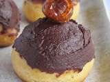 Choux au chocolat et à la noisette