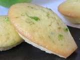 Madeleines au citron vert