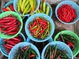 Marché de Nonthaburi à Bangkok en Thaïlande