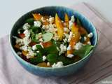 Salade nectarine feta