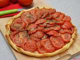 Tarte tomate à la moutarde