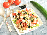 Salade figues et tomates comme une grecque