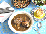 Souris agneau, cèpes rôtis et galette de polenta