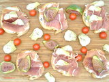 Tartines mozzarella, jambon de Bayonne en deux versions