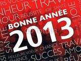 Bonne année 2013