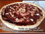 Tarte au chocolat et beurre de cacahuète