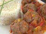 Riz aux boulettes