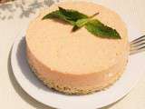 Entremets à la mousse de melon au tofu soyeux