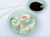 Maki verde saumon avocat