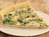 Quiche au tofu épinards et noisettes