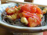 Nouilles sauce tomates et œufs  西红柿鸡蛋面 xīhóngshì jīdàn miàn