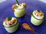 Makis aux Crevettes grises et Courgette