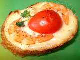 Mini Toasts de Crevette au Fromage