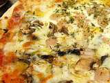 Pizza espagnole aux crevettes