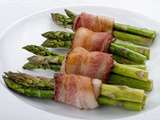 Asperges enroulées de bacon